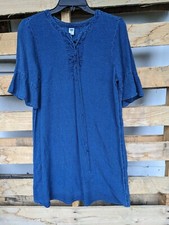 Old Navy, Above-the-Knee S/S Blue "Denim" Dress, Size Small