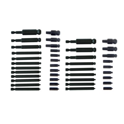 Bondhus 42pc Hex Power Insert Bit Set Metric SAE Ball End Driver 1/4in Shank USA