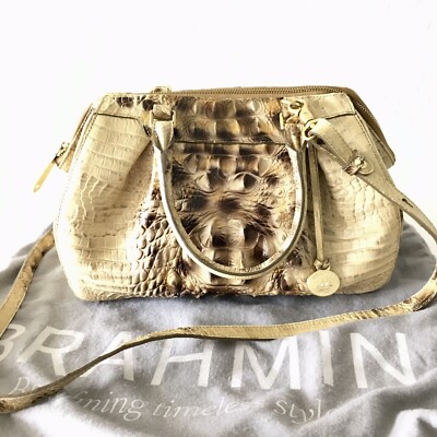 BRAHMIN Small Faye Summer Tortoise Melbourne Shoulder Handbag