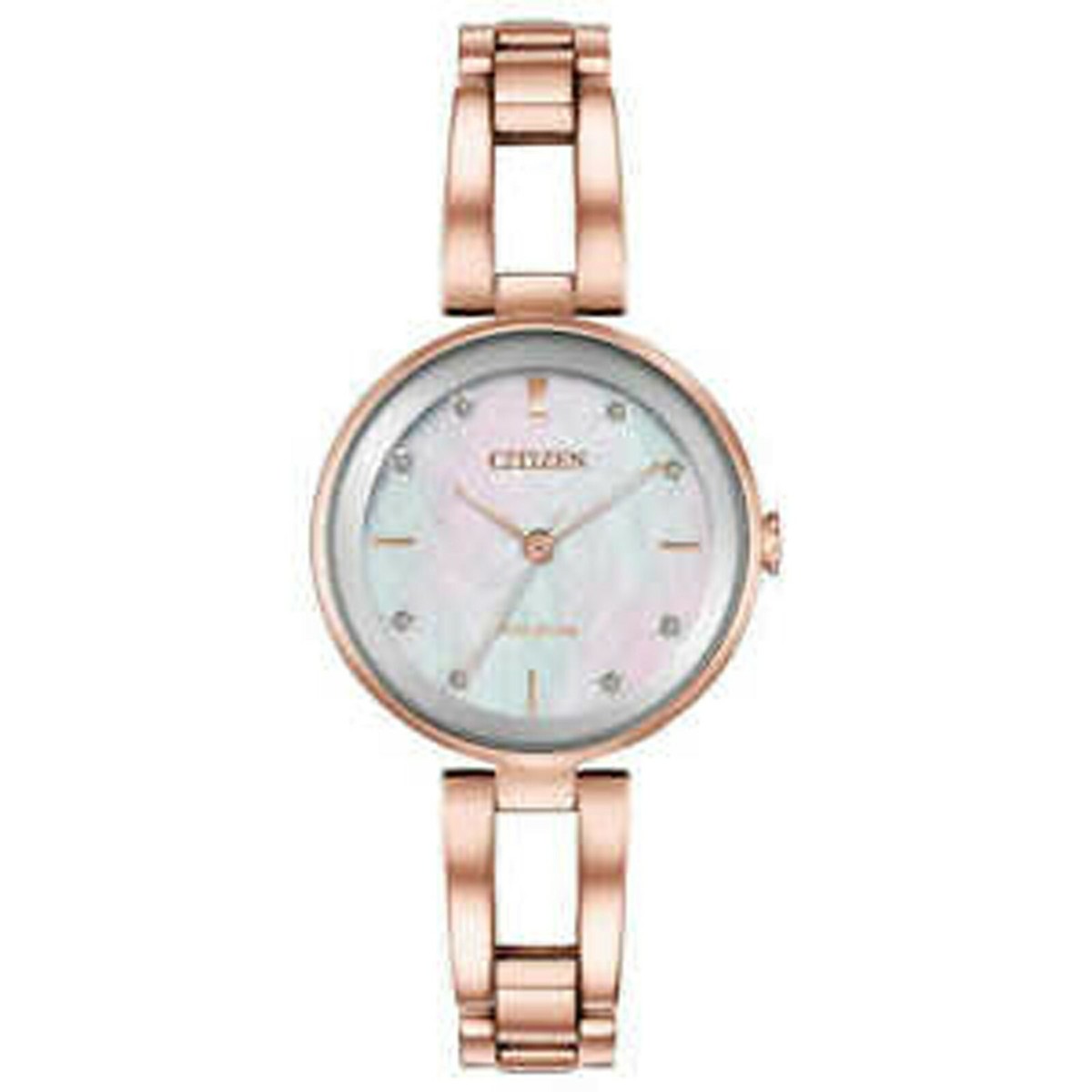 Citizen Eco-Drive Rose Gold Stainless Steel Ladies Watch
