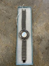 Versace Mother Of Pearl Eon Medusa Watch - Silver, Reversible