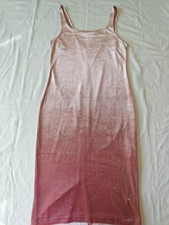 Zara 2017 Amazing Women Nude Silky Velvet Pink Dress, M