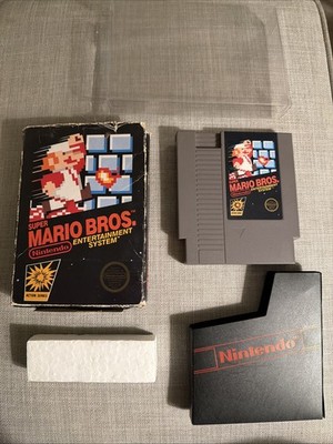Super Mario Bros. 1  Nintendo Entertainment System NES 5-screw Game And Box
