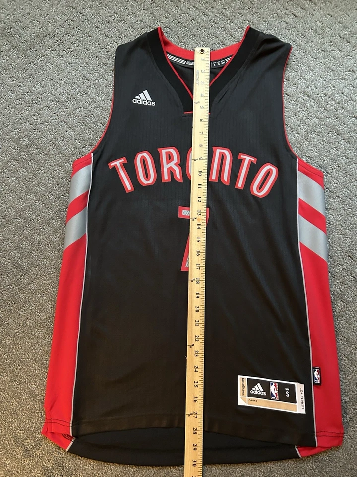 Подлинный Adidas Toronto Raptors Swingman Джерси мужской маленький S черный Kyle Lowry - Изображение 2 из 4