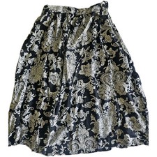 Vintage Pendleton Country Sophisticates Floral Skirt Women  s 12 Petite Portland