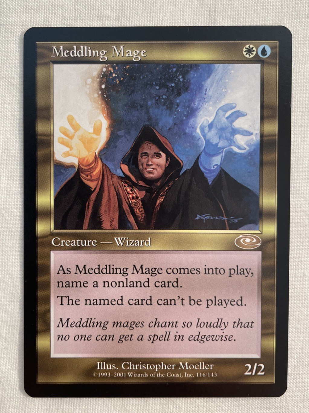 1x Meddling Mage Planeshift MTG Magic the Gathering NM