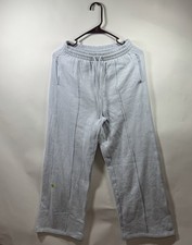 PINK Victoria's Secret PINK Campus Fleece Wide-Leg Sweatpants Light Blue Size S