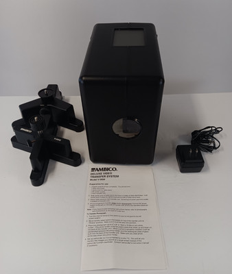 Ambico Deluxe Video Transfer System V-0650 Film Slides Photos to VHS Converter