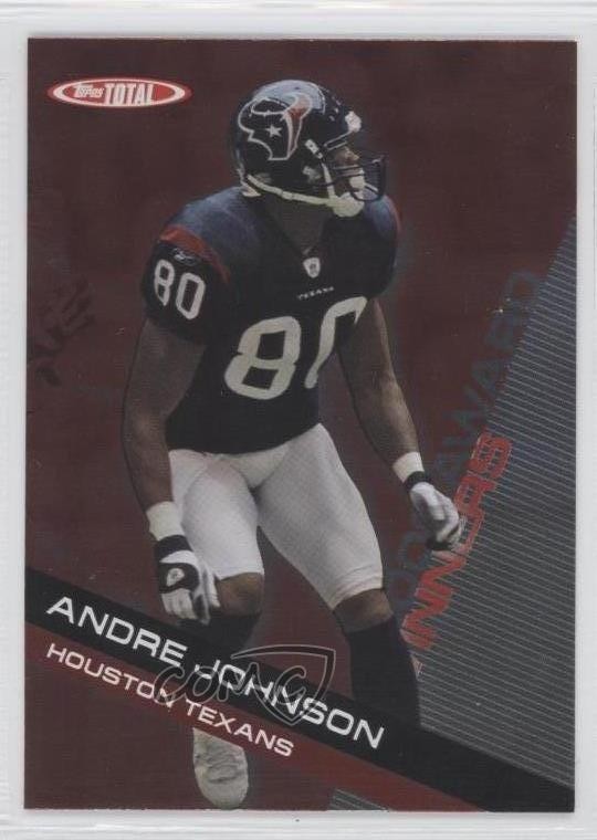2007 Topps Total 2006 Award Winners Andre Johnson #AW18 HOF 4p7