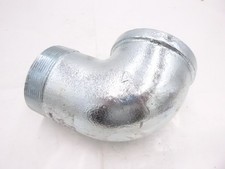 4" FIP Each X 4" D MIP Galvanized Malleable Iron 90 Degree Street Elbow