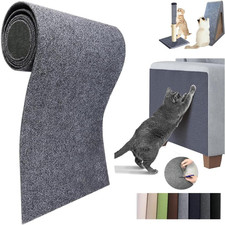 Cat Scratch Furniture Protector Mat DIY Cat Scratch Pad Self-Adhesive, Pet Sc...