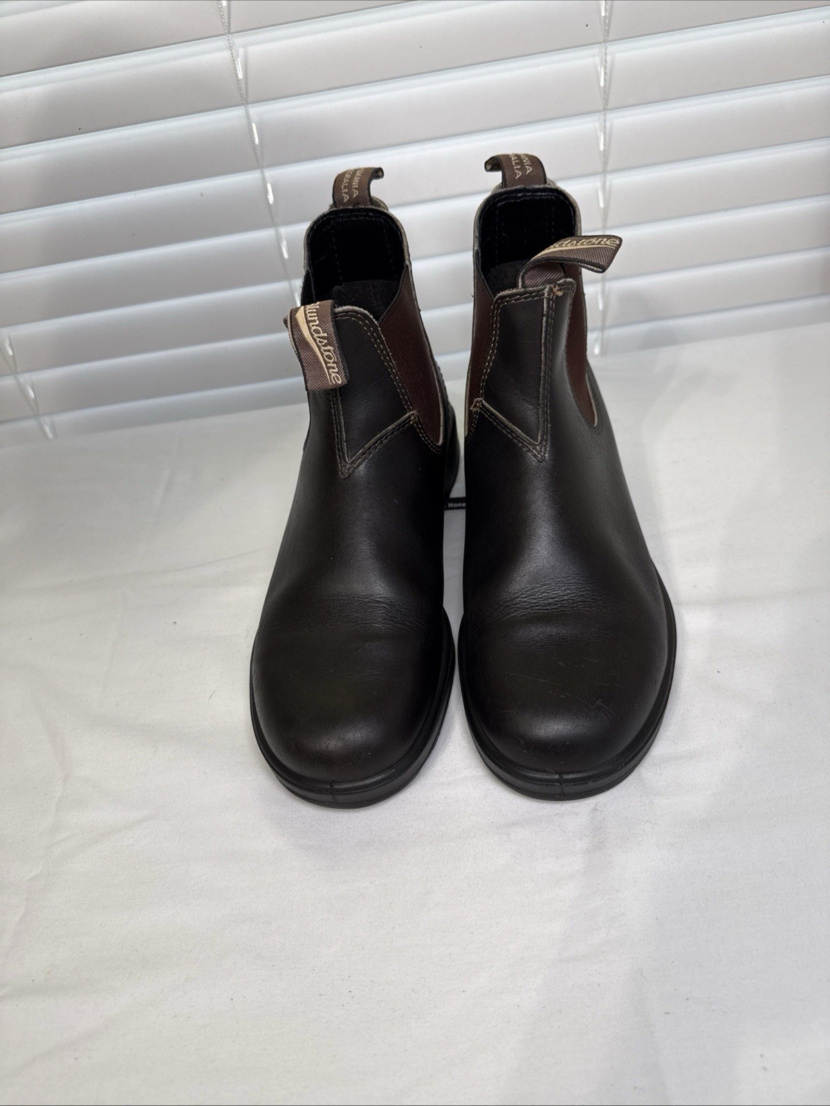 Botas Chelsea de cuero Blundstone Tasmania Australia marrón para mujer talla en suela 7,5