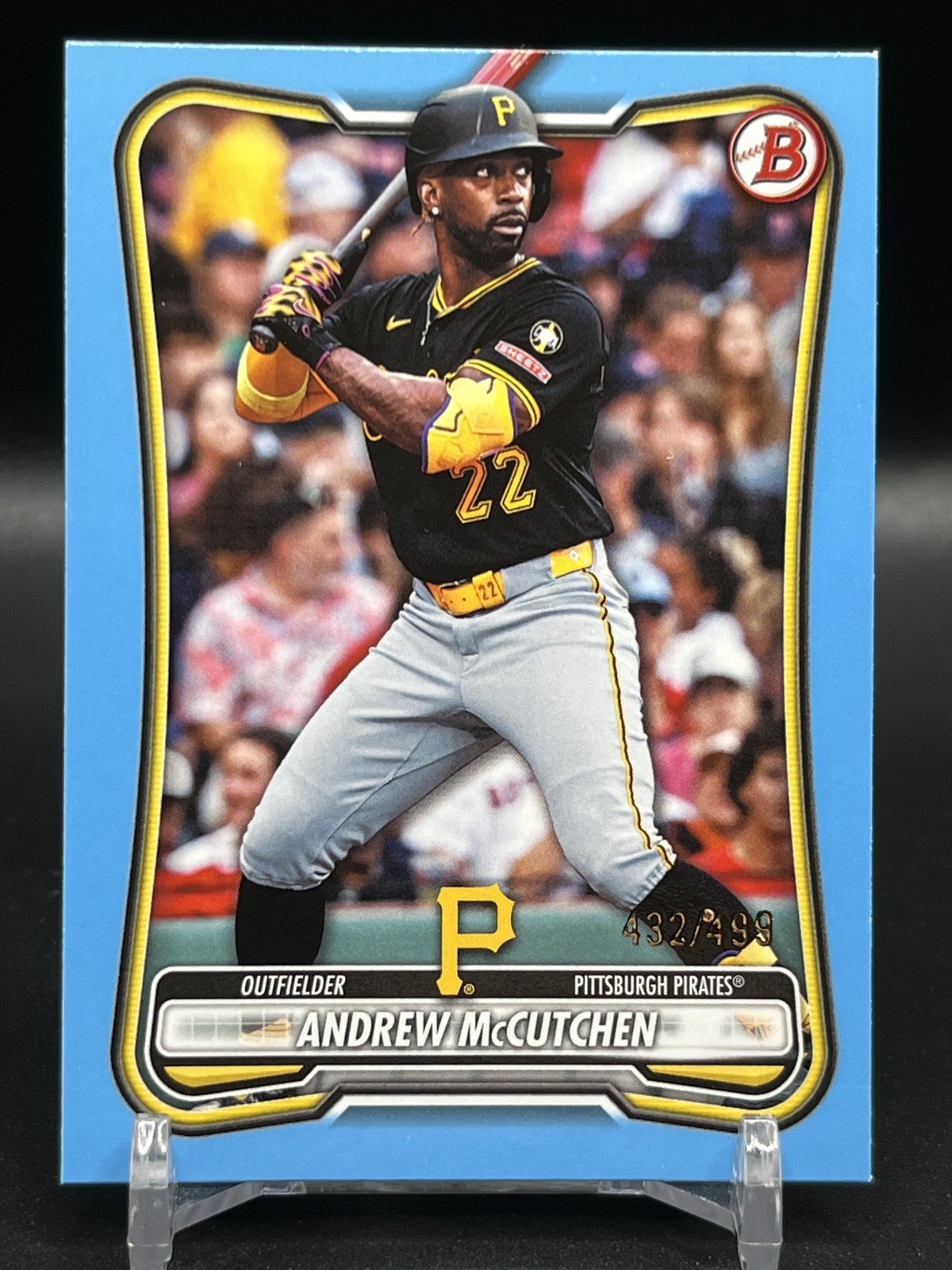2026 Bowman - Andrew McCutchen #22 Sky Blue /499 Pittsburgh Pirates 