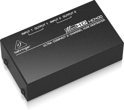 2-Kanal Ground Loop Rauschunterdrücker für DJs & Heimstudio - HD400