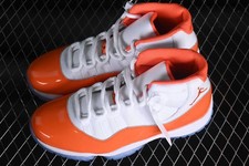 Jordan 11 378037-002 White and Orange Size US...