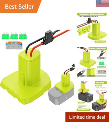 #ad Lightweight 30A Fuse Power Adapter for Ryobi 18V Batteries – Easy Installation $17.84