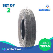 Set Of 2 Used St 23585r16 Power King Towmax Str Ii 125122l - 8.532 Set Of 2 Used St 23585r16 Power King Towmax Str Ii 125122l - 8.532
