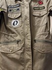 Velvet By Graham & Spencer Ladies Army Jacket W/Patches Size XS Rock And Roll — photo 5