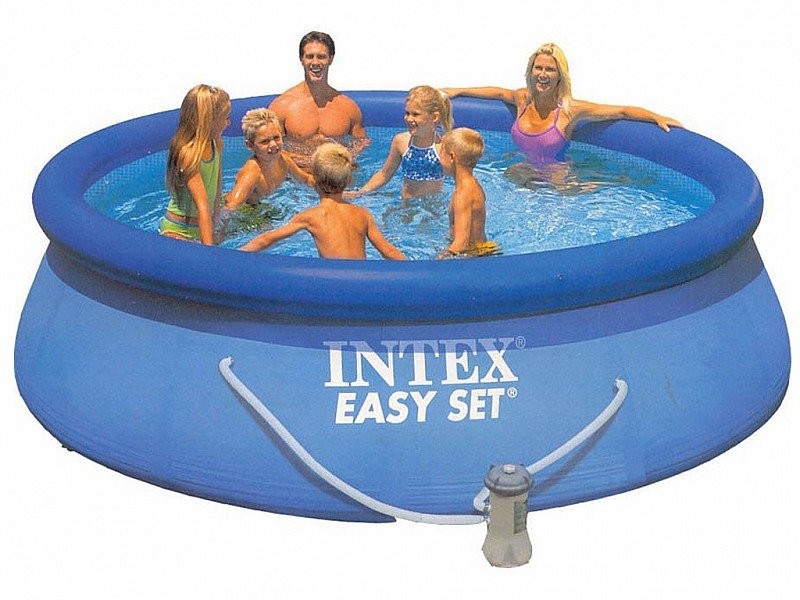 INTEX 28132 Piscina Redonda Easy Set CM 366 X H76 Con Bomba Filtro Piscinas