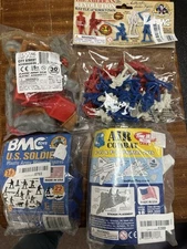 TimMee Bmc Plastic F-14 F-15 Fighter Jets Army Men USA Yorktown City Street Lot