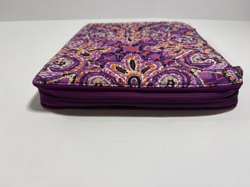 Vera Bradley Tablet Tamer Organizer Zip Around Case Dream Tapestry Purple School - 第 4/13 張圖片