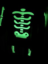 Carter's Halloween Glow-in-the-Dark Skeleton Pajamas Baby 18 Months NWT
