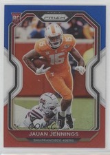 2020 Panini Prizm Rookie Red White & Blue Prizm Jauan Jennings #304 07ui