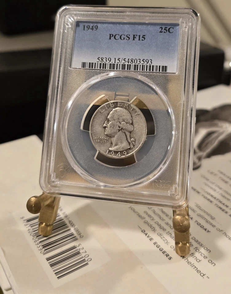 1949 Washington Quarter-PCGS F15 - Image 3 of 4