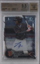 2016 Bowman Chrome Prospect Auto Lucius Fox #CPA-LF BGS 9.5 GEM MINT Auto 4k8