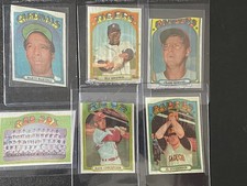 1972 CLOTH Topps TEST ISSUE RARE Lot of 6 Boston Redsox Frank Howard & More