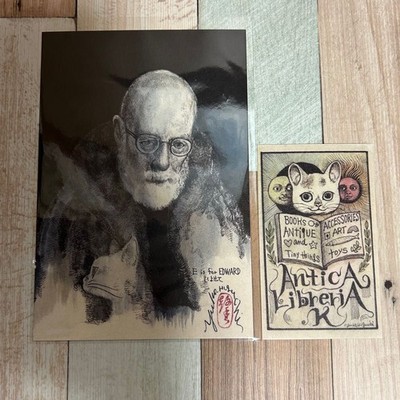 Yuko Higuchi Boris Zakkaten Postcard Edward Gorey Novelty