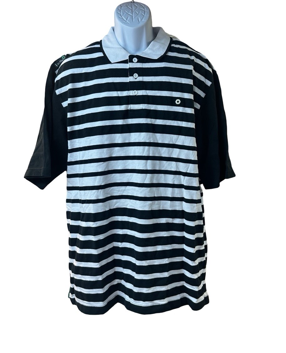 Vintage Y2K Southpole Striped Polo Shirt Men