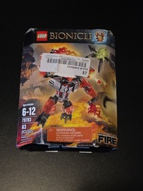100% Complete & Retired Lego Bionicle Protector of Fire (70783) NEW SEALED 