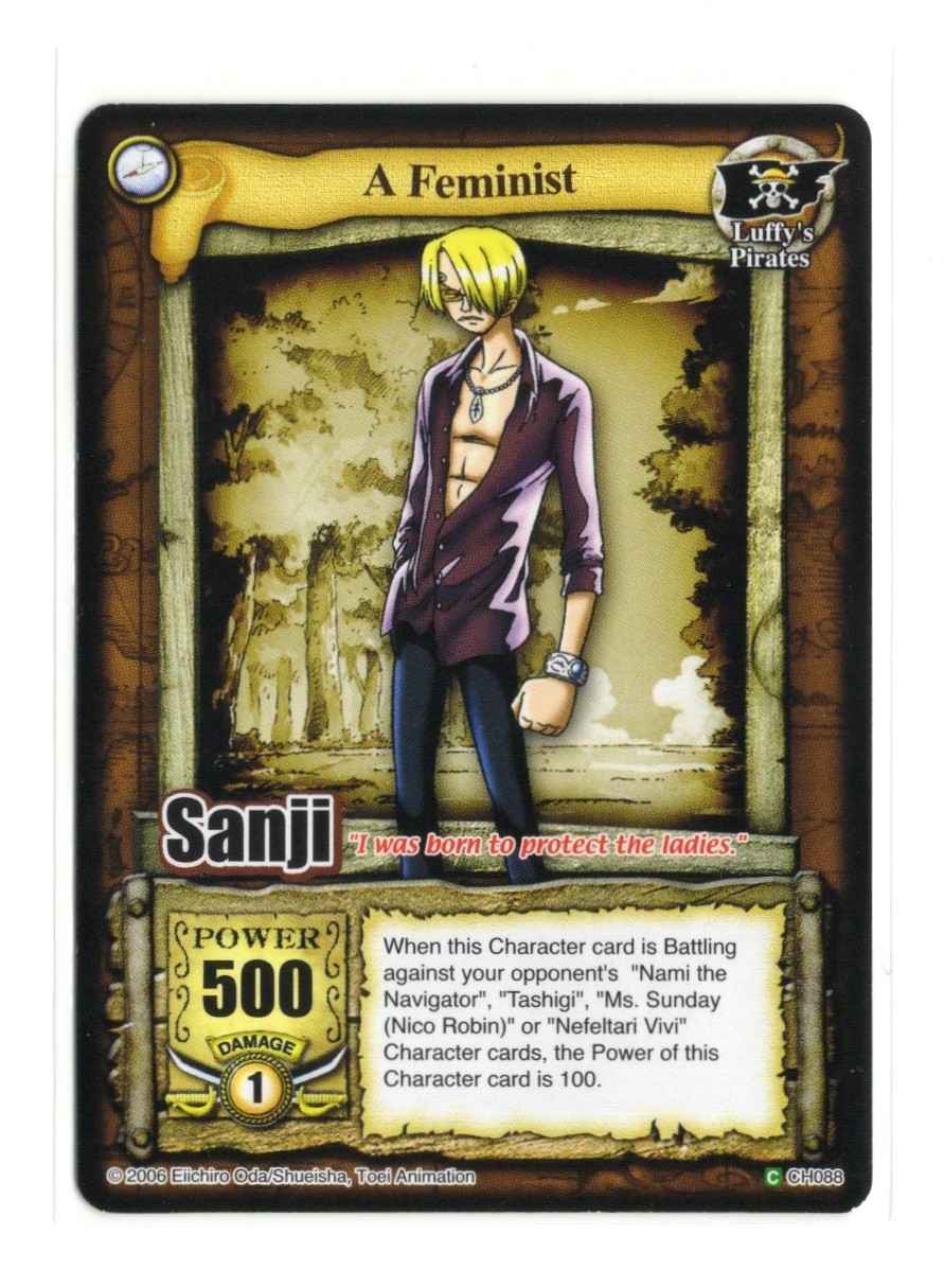 A Feminist CH088 One Piece Passage to the Grand Line 2006 - Sanji