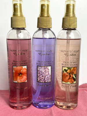 Victoria s Secret Garden Body Splash 8oz: Crush, Love Spell, Sweet Tempt -Choose