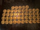 1952-D Wheat Penny Roll - Lincoln cents UNC RED 45 BU coins