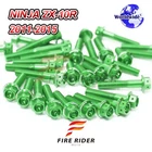 Aluminum Engine Bolts Kit Set For Kawasaki Ninja ZX-10R 11 12 13 14 15