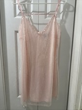 Boohoo size 10 Pink short sequin dress