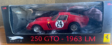 Rare Hot Wheels Elite Ferrari 250 GTO 1963 Le Mans 1/18 #24