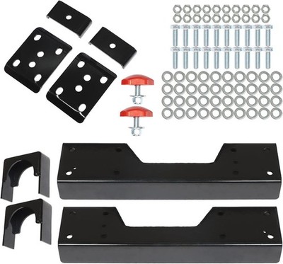 6 Inch Rear Axle C-Notch Rear Support & Drop Flip Kit Replacement for Chevy Silv