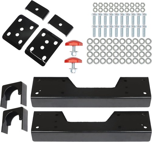6 Inch Rear Axle C-Notch Rear Support & Drop Flip Kit Replacement for Chevy Silv
