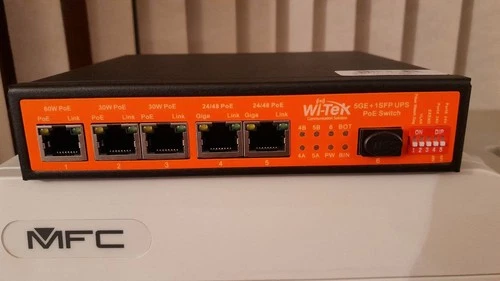 Wireless-Tek WI-PM306GF-UPS+ Switch PoE Layer 2, Solar Power