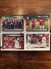 Cincinnati Reds Team 4 Card LOT! All Star Game Foil / Rookies / Elly De La Cruz