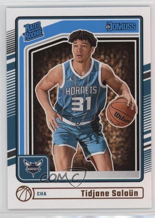 2024-25 Panini Donruss Rated Rookie Tidjane Salaun #229 0x4w