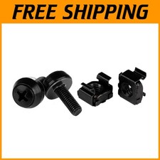Server Rack Screw Set - 50x M5 Cage Nuts and Screws