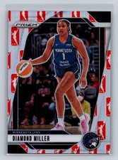 2024 Panini Prizm WNBA #63 Diamond Miller WNBA Logo Prizm