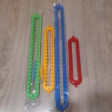 Long Scarf Knitting Loom Set Knitter Board Straight  Kit DIY Tool 4 sizes