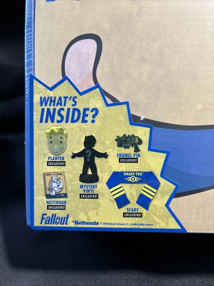 Caja Coleccionista Oficial Bethesda Fallout 2018 *Sellada* Bufanda Pin Cuaderno etc. Foto 2 de 4
