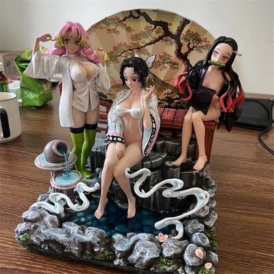 #ad Snow Studio Demon Slayer Kochou Shinobu Resin Model Pre order hot spring Nezuko $440.88