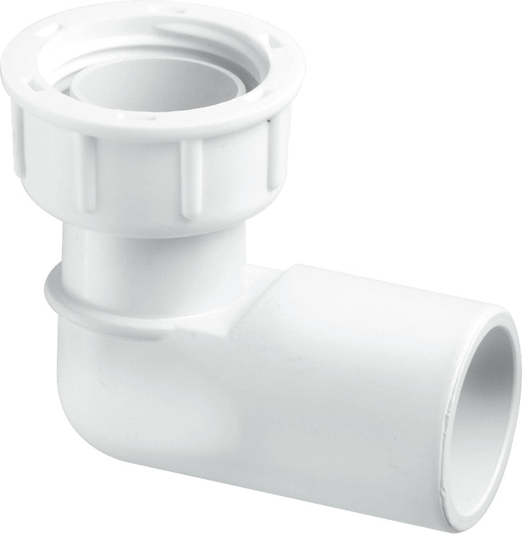 Mcalpine R8a ¾" 90 Female Overflow Coupling With Loose Nut - Image 2